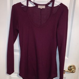 Maroon blouse